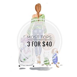 Tops - MOST TOPS 3 for $40 Tops - MOST TOPS 3 for $40